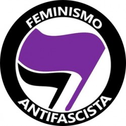 Chapa feminismo Antifascista