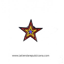 Pin Estrella Tricolor