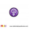 Pin Feminista Redondo