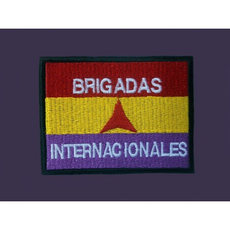 Parche Brigadas Internacionales Rectangular