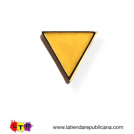 Pin Triángulo Amarillo