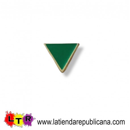 Pin Triángulo Verde