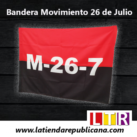 Bandera Movimiento 26 de Julio