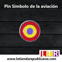 Pin Republicano Redondo (símbolo de la aviación)