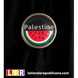 Pin Redondo Sandía Palestina 