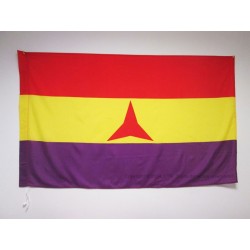 Bandera Republicana Brigadas Internacionales (Mate)
