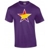 Camiseta Estrella Republicana Morada
