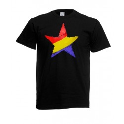 Camiseta Estrella Republicana Negra