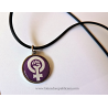 Colgante Feminista Redondo