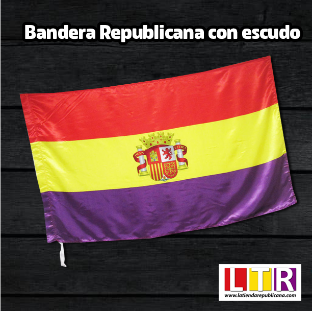 Bandera Republicana con Escudo