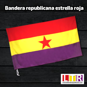 Bandera Republicana Estrella Roja