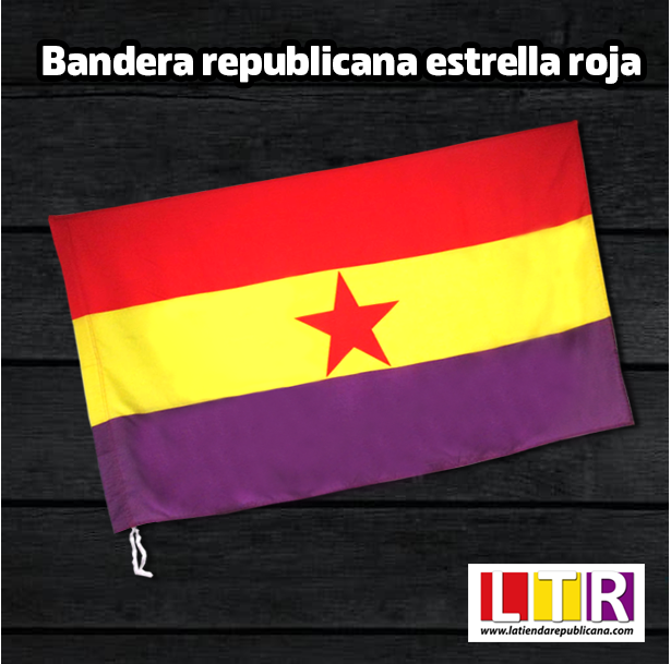Bandera Republicana Estrella Roja