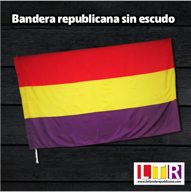 Bandera Republicana sin Escudo