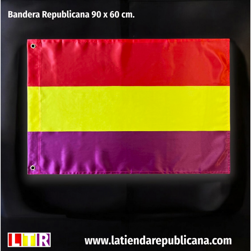 Bandera Republicana sin escudo 90 x 60 cm.