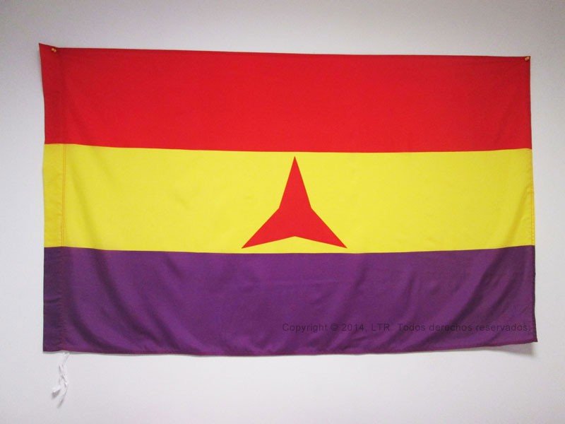 Bandera Republicana Brigadas Internacionales 150x90 - Imagen 2