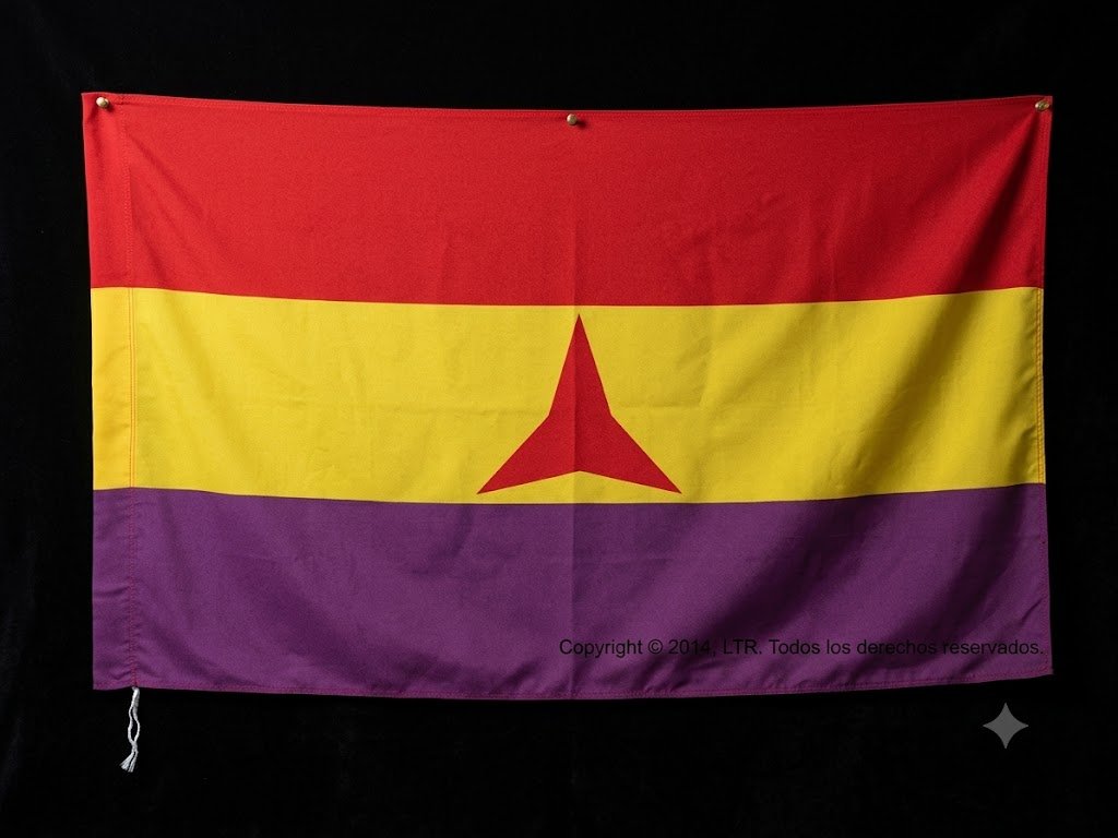 Bandera Republicana Brigadas Internacionales 150x90