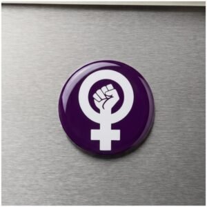 Imán Chapa Símbolo Feminista