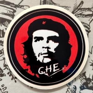 Pegatina Che Guevara circulo pequeño
