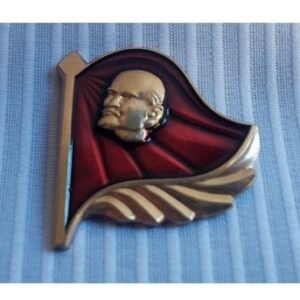 Pin Lenin Bandera Roja
