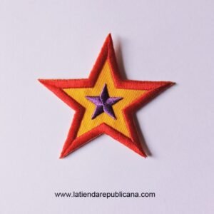 Parche Estrella Tricolor