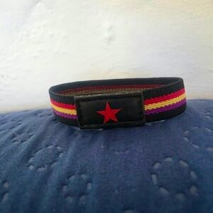 Pulsera elástica Negra Republicana Estrella