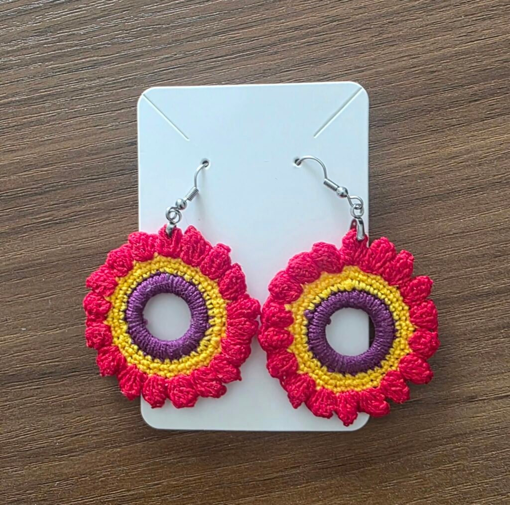 Pendientes Artesanales Republicanos Rueda