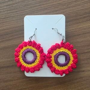 Pendientes Artesanales Republicanos Rueda