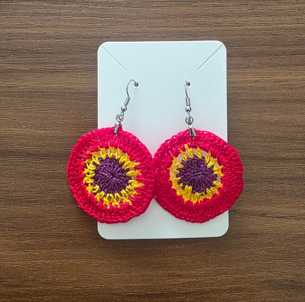 Pendientes Artesanales Republicanos Escarapela 2