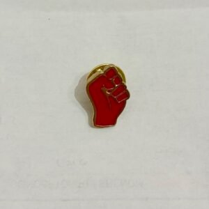 Pin Puño Alzado Rojo